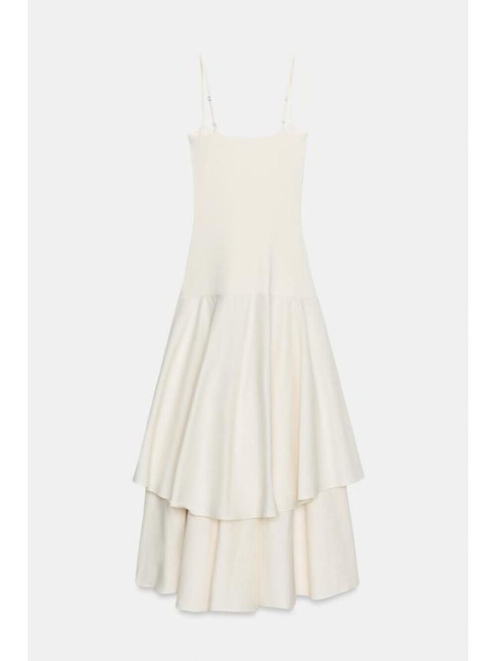 ZARA RUFFLED COMBINATION DRESS - Picture 5 of 7